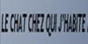 le Chat Chez Qui J'Habite